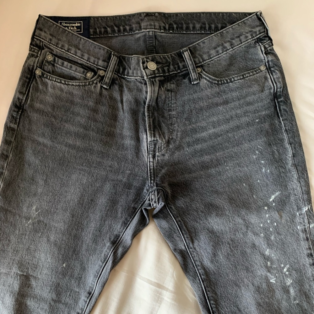 Abercrombie & Fitch Gray Slim Jeans